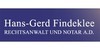 Kundenlogo von Hans-Gerd Findeklee Rechtsanwalt und Notar a.D.