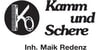 Kundenlogo von Kamm u. Schere Inh. Maik Redenz Friseure