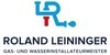 Kundenlogo von Leininger Roland Sanitär u. Gasheizung
