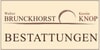 Kundenlogo von Bestattungen Brunckhorst Bestattungsinstitut