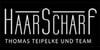 Kundenlogo von Haarscharf Frisör
