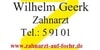 Kundenlogo von Geerk Wilhelm Zahnarztpraxis
