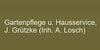 Kundenlogo von Grützke, J., Inh. A. Losch Gartenpflege u. Hausservice