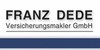 Kundenlogo von Dede Franz Versicherungsmakler GmbH
