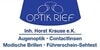 Kundenlogo von Optik Rief Inh. Horst Krause e.K. Augenoptik
