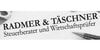 Kundenlogo von Radmer Jürgen & Täschner Markus Steuerberater und Wirtschaftsprüfer