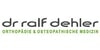 Kundenlogo von Dr.med. Ralf Dehler Osteopathie und Orthopädie