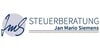 Kundenlogo von Siemens Jan Mario Steuerberater