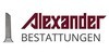 Kundenlogo von Alexander, Wolfgang Bestattungen, Familienbetrieb seit 1935