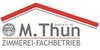 Logo von Thun Manfred Zimmereifachbetrieb GmbH & Co. KG. Baugeschäft