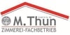 Kundenlogo von M. Thun Zimmereifachbetrieb GmbH & Co. KG Baugeschäft