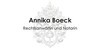 Kundenlogo von Boeck Annika Rechtsanwältin und Notarin