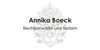 Kundenlogo von Boeck Annika Rechtsanwältin und Notarin