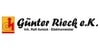 Kundenlogo von Günter Rieck e.K. Inh. Ralf Axnick Elektro-Installation