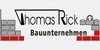 Kundenlogo von Rick Thomas Bauunternehmen