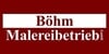 Kundenlogo von Malereibetrieb Böhm GmbH Malerarbeiten