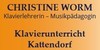 Kundenlogo von Worm Christine Klavierlehrerin u2013 Musikpädagogin