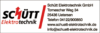 Anzeige Schütt Elektrotechnik GmbH