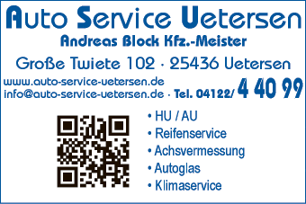 Anzeige Auto Service Uetersen Inh. Andreas Block