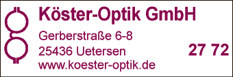 Anzeige Köster-Optik GmbH & Hörgeräte-Akustik