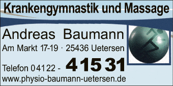 Anzeige Baumann Andreas Krankengymnastik & Massage