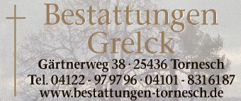 Anzeige Grelck Bestattungen