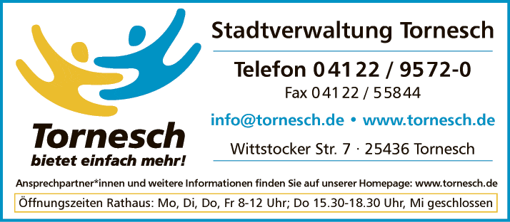 Anzeige Stadtverwaltung Tornesch Stadtverwaltung