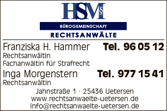 Anzeige Hammer & Morgenstern Rechtsanwälte