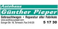 Kundenlogo Autohaus Günther Pieper Autohaus