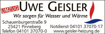 Anzeige Geisler Uwe e.K. & Badgalerie Geisler Gas- und Wasserinstallateurmeister