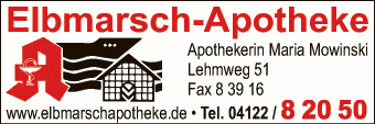 Anzeige Elbmarsch-Apotheke Inh. M. Mowinski e.K.