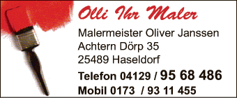 Anzeige Janssen Oliver Malermeister