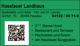 Anzeige Haselauer Landhaus Hotel