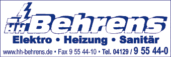 Anzeige Hans-Heinrich Behrens GmbH & Co. KG Heizungs- u. Lüftungsbau