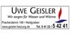 Kundenlogo von Geisler Uwe e.K. Gas- und Wasserinstallateurmeister