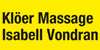 Kundenlogo von Vondran Isabell Massagepraxis
