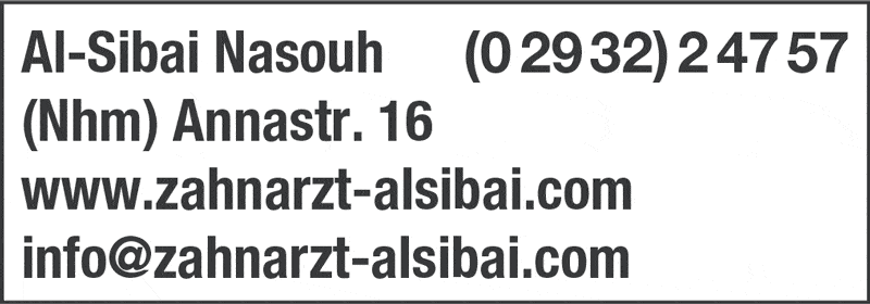 Kundenbild groß 1 Al-Sibai Nasouh Zahnarzt