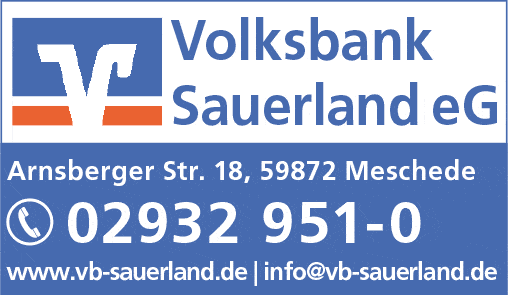 Kundenbild groß 1 Volksbank Sauerland eG Hauptstelle