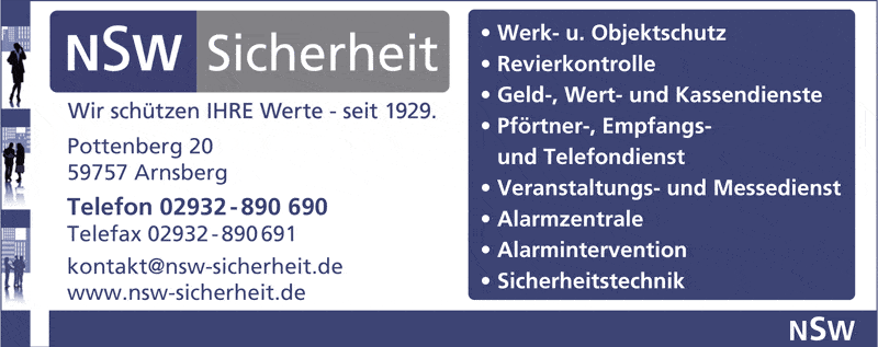 Kundenbild groß 1 NSW Sicherheit GmbH Sicherheitsdienst