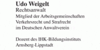 Kundenlogo Weigelt Udo Rechtsanwalt