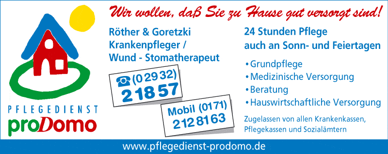 Kundenbild groß 1 Pflegedienst proDomo GbR