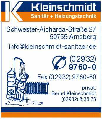 Kundenbild groß 1 Kleinschmidt GmbH & Co. KG Sanitär