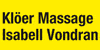 Kundenlogo von Vondran Isabell Massagepraxis Kundenlogo von Vondran Isabell Massagepraxis