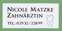 Kundenlogo Matzke Nicole Zahnärztin