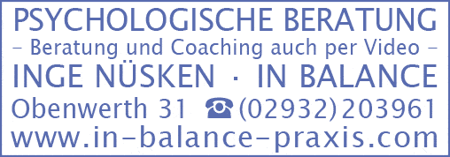 Kundenbild groß 1 Psychologische Beratung Inge Nüsken