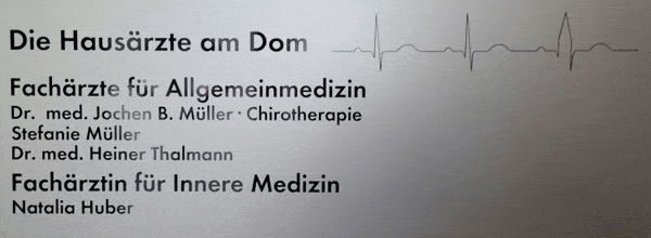 Kundenbild groß 1 Die Hausärzte am Dom - Dr. Jochen Müller, Stefanie Müller , Natalia Huber u. Maria Schlummer