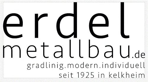 Kundenlogo von Erdel Metallbau GmbH Metallhandwerk seit 1925