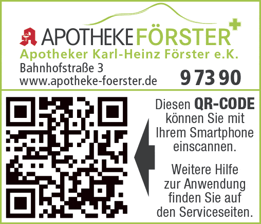 Kundenbild groß 1 Apotheke Förster e.K.