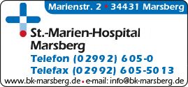Kundenbild groß 1 St.-Marien-Hospital Marsberg