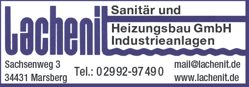 Kundenbild groß 1 Lachenit Sanitär- u. Heizungsbau GmbH